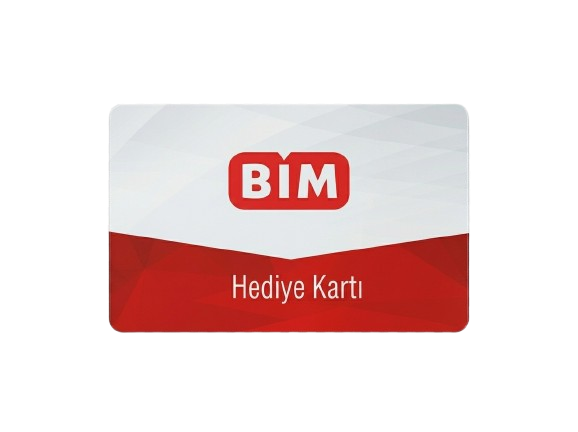 BİM hediye kartı